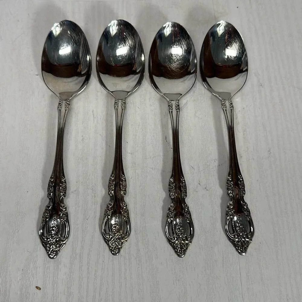 Oneida Brahms Community 7” Tablespoon Stainless Steel Flatware set‎ of 4